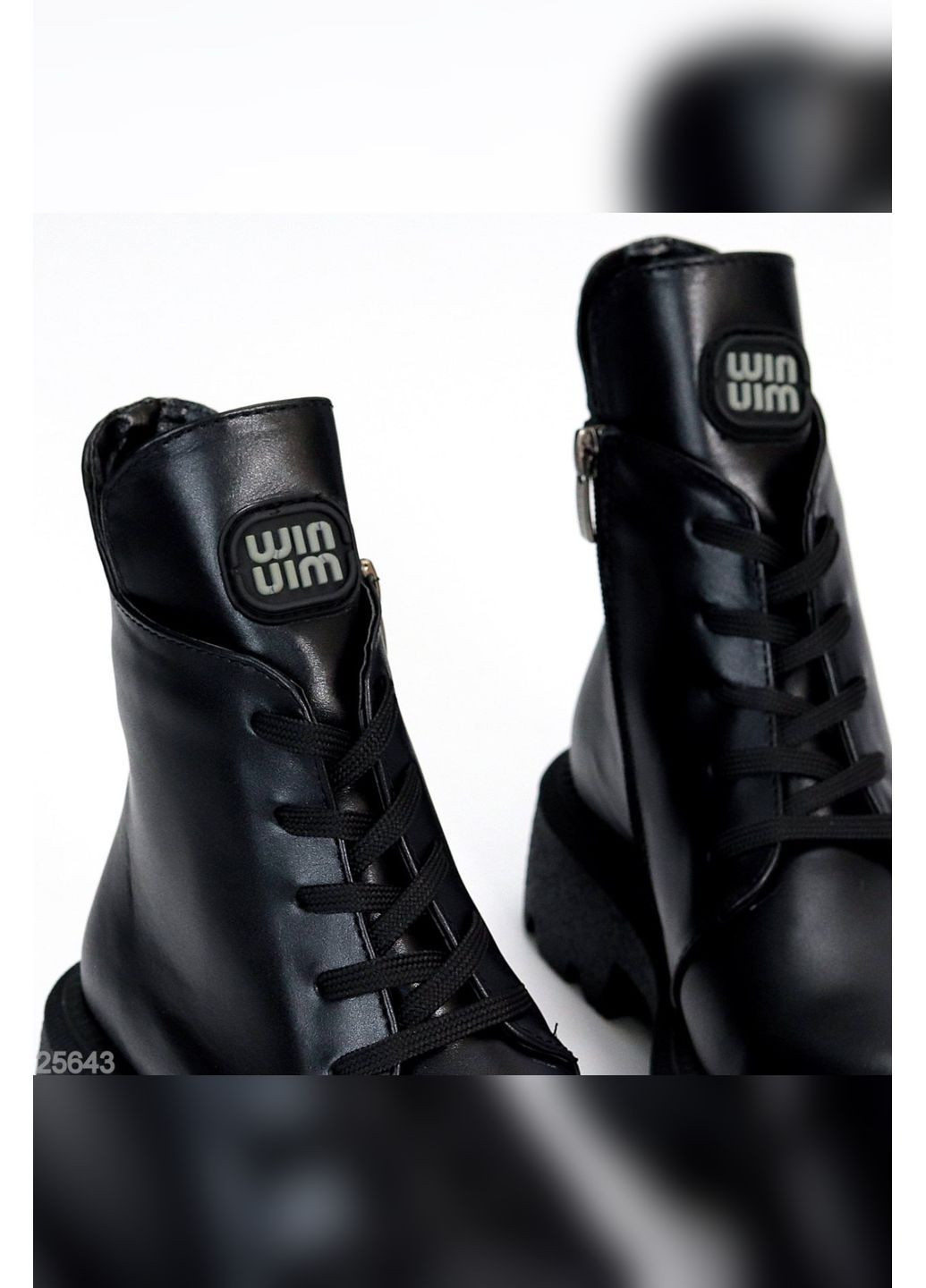 Зимние натуральные зимние ботинки No Brand