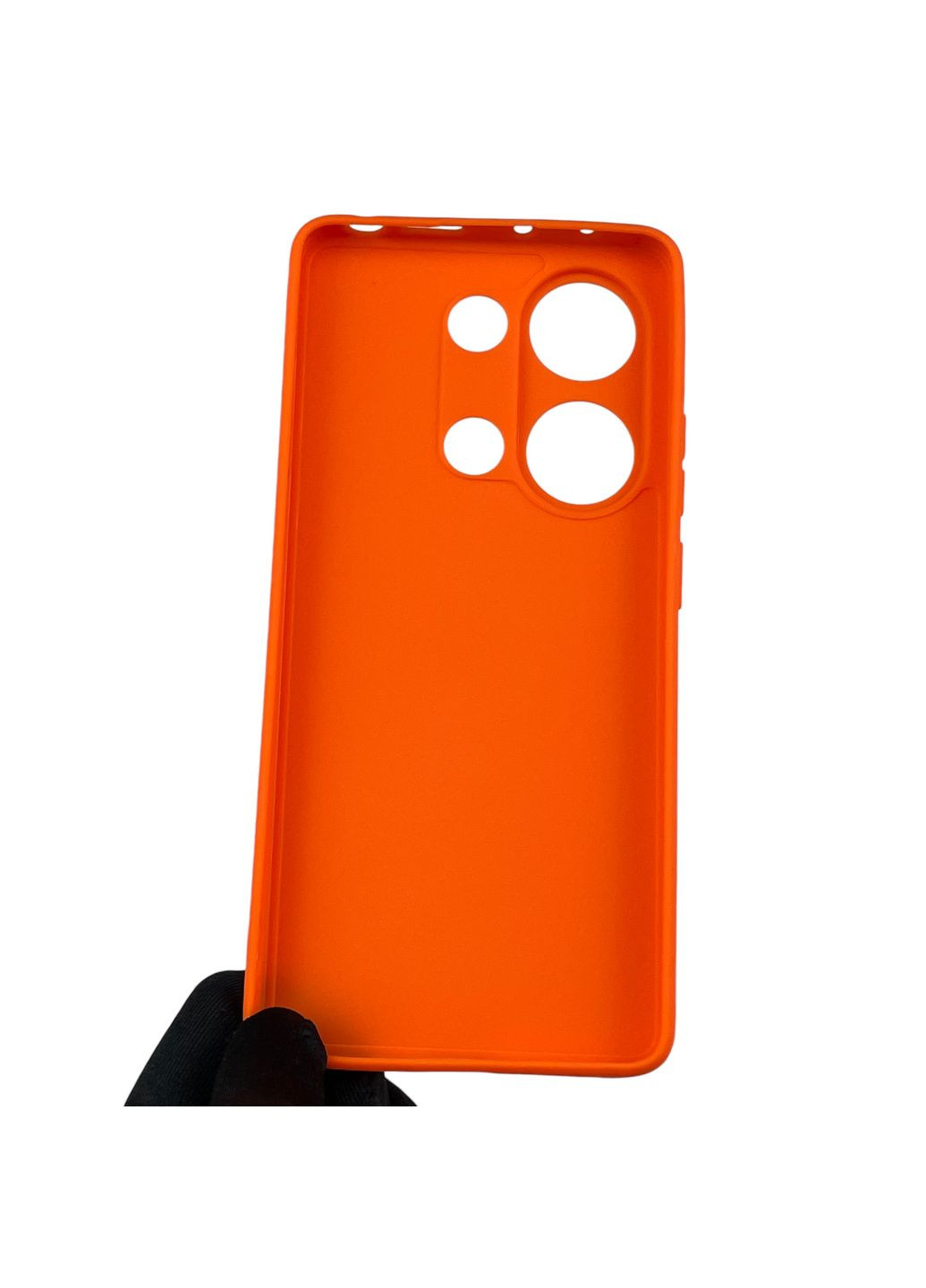 Чохол для POCO M6 Pro 4G з квадратними гранями із захистом камери на сяомі поко м6 про 4г помаранчевий Xiaomi (366019298)