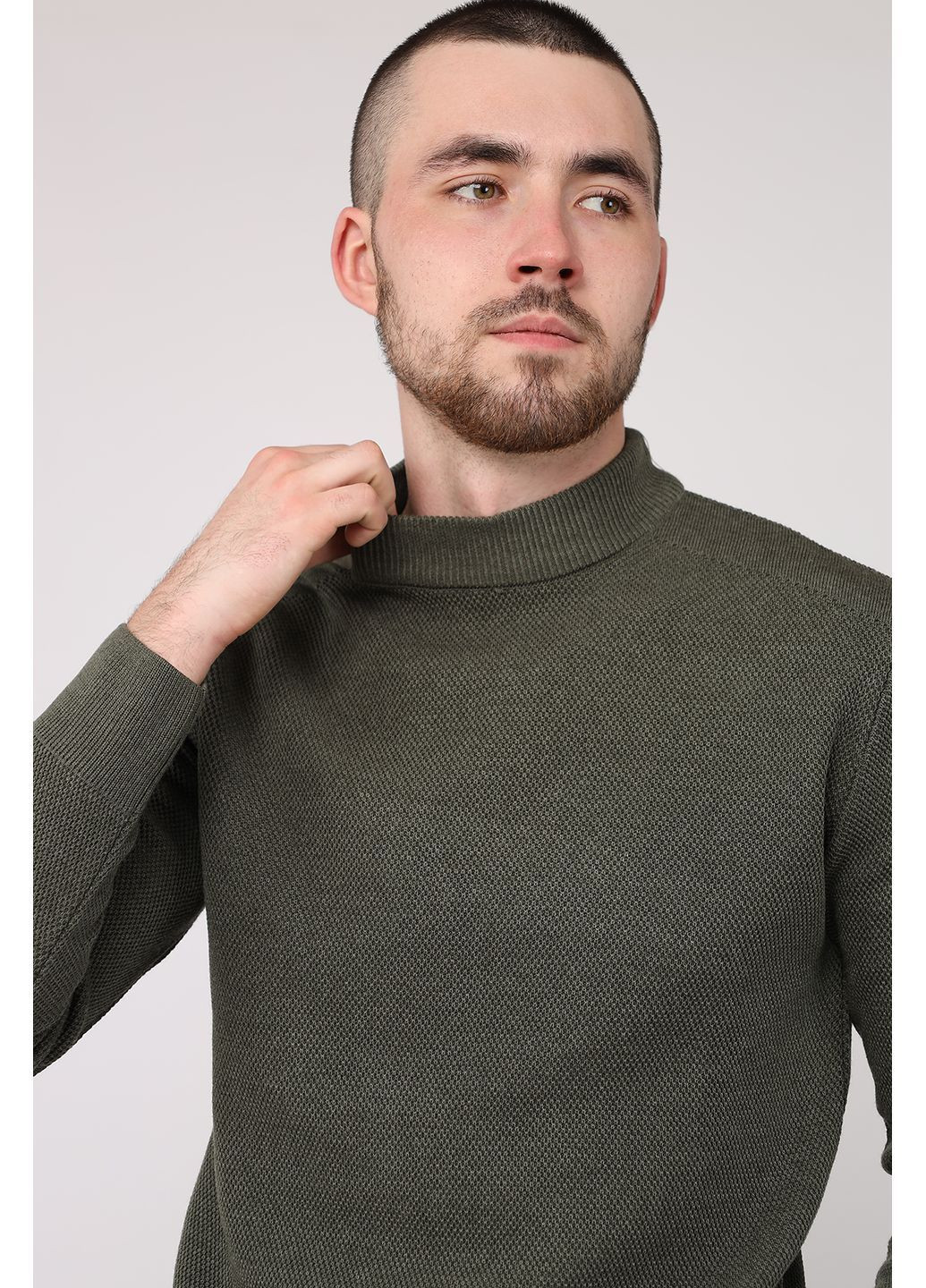 Джемпер чоловічий колір хакі ЦБ-00283230 Yuki (366198047)