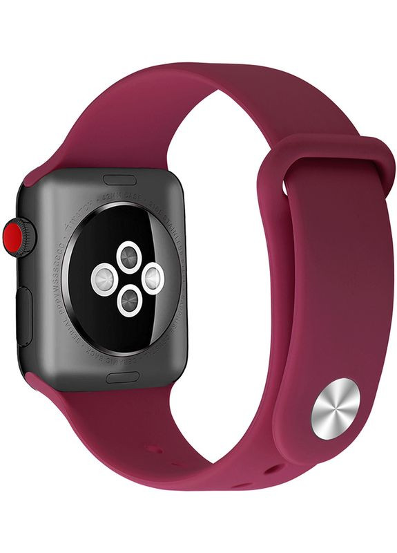 Ремешок Silicone Strap для Apple Watch 42/44 mm Rose Red UWatch (301471941)