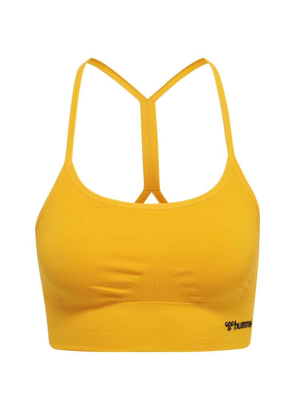 Спортивний топ безшовний для жінки BEECOOL 211850 жовтий Hummel (269237042)
