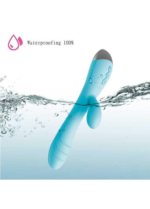 Вібратор кролик для клітора та точки G на USB блакитного кольору для кліторальної та вагінальної мастурбації China (360604279)