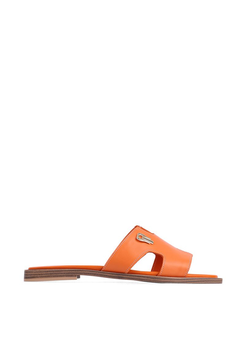 Жіночі Шльопанці 022 511ВЛ25 Бежевий Шкіра Attizzare (284116258)