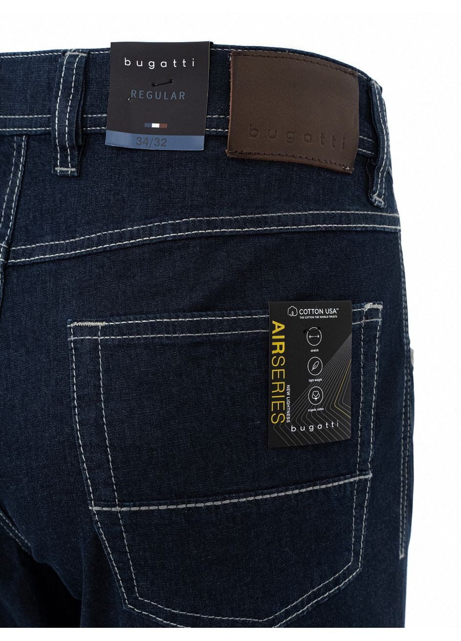 Синие джинсы прямые мужские Bugatti