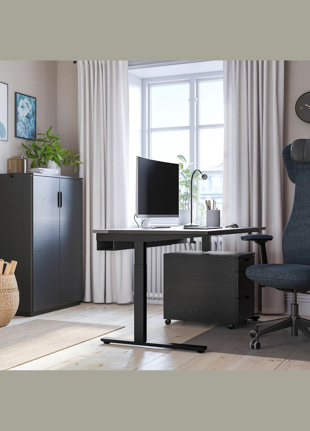 Письменный стол ИКЕА MITTZON 140х60 см (s29528044) IKEA (294908662)