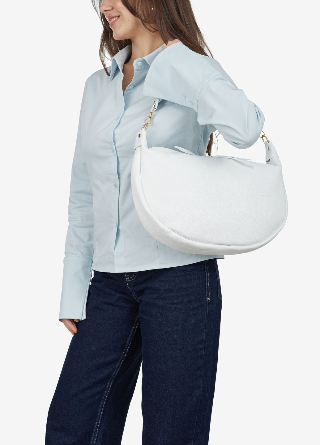 Сумка жіноча шкіряна крос-боді велика Сrossbody Regina Notte (329412411)