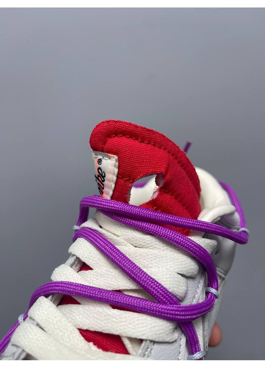 Білі Осінні кросівки чоловічі nike dunk low off-white lot 45 найк сб данк No Brand