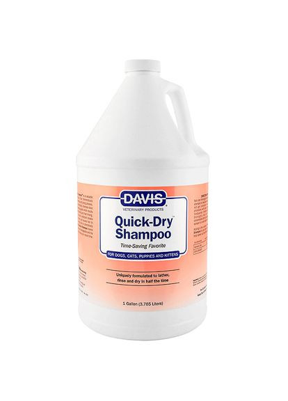 Шампунь QuickDry Shampoo швидке сушіння для собак і котів 3,8 л (87717900502) Davis (279564282)