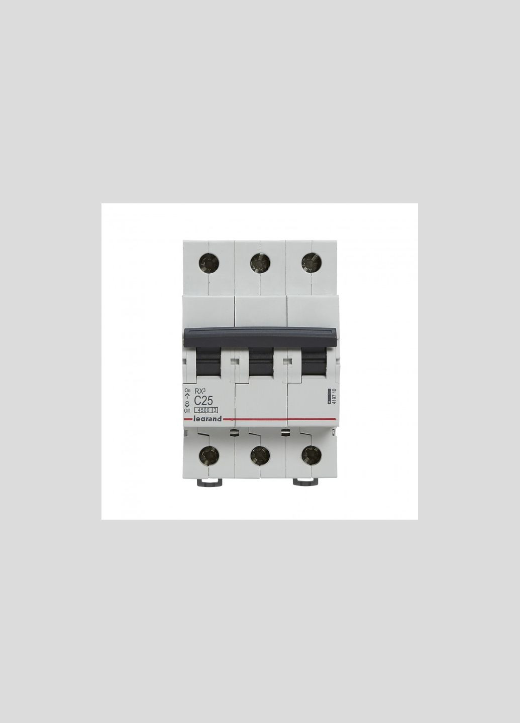 Автоматический выключатель 3P 25А 4,5кА "C" [419710] RX3 Legrand (337153483)