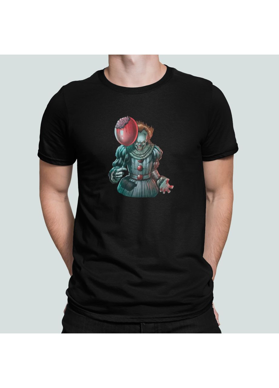 Черная мужская футболка с принтом pennywise it пеннивайз клоун оно 2 хэллоуин Stedman