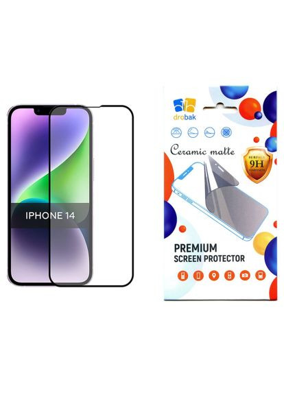 Стекло защитное Matte Ceramics Apple iPhone 14 Pro Max (535327) (535327) Drobak Matte Ceramics Apple iPhone 14 Pro Max (535327) (366484780)