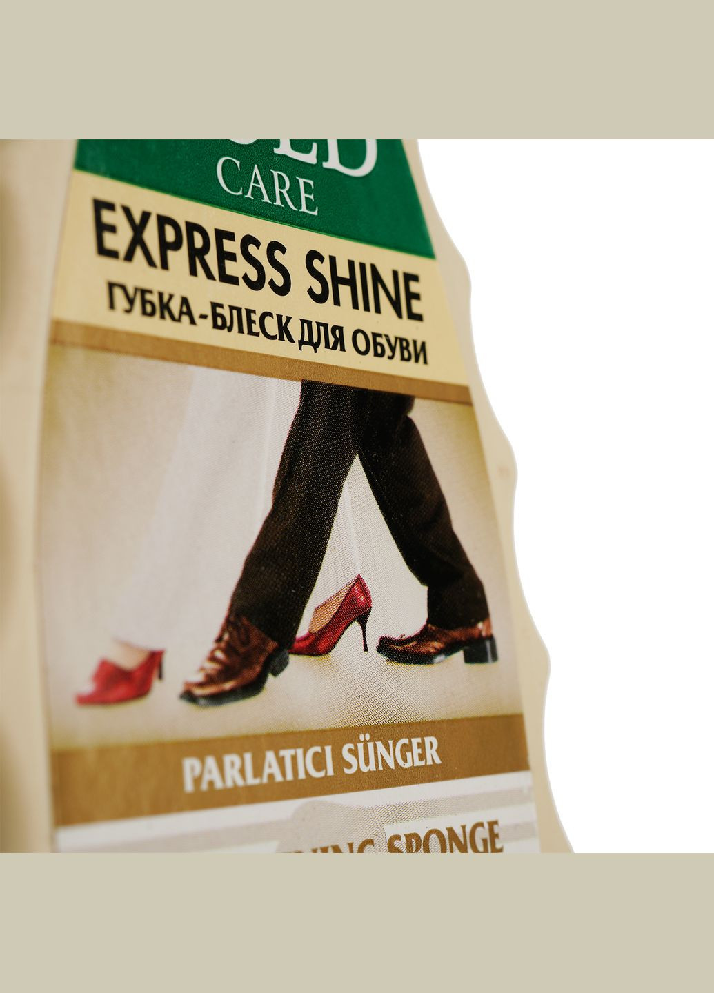 Губка-блеск для обуви Gold Care, треугольная, бесцветная GoldCare 8697704020674 (328448629)