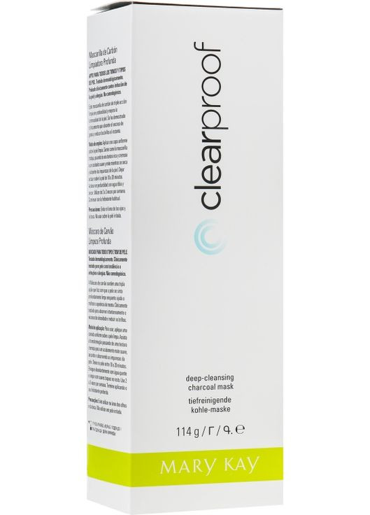 Маска на основе угля для глубокой очистки кожи лица Clear Proof Deep-Cleansing Charcoal Mask 114g. Mary Kay (369793516)