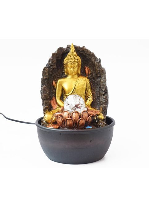 Кімнатний настільний фонтан з підсвічуванням Будда №9 No Brand (348437767)