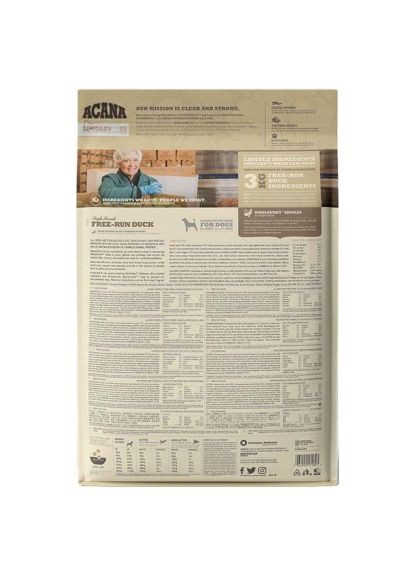 Сухий корм для собак (0064992571603) Acana Free-Run Duck 6 кг (370020821)