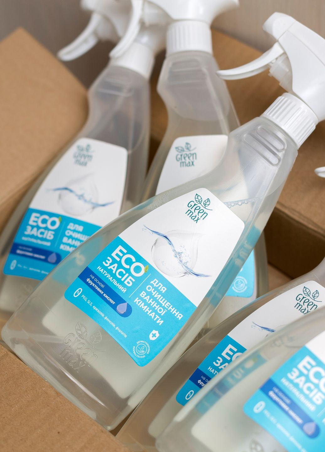 Еко засіб для чищення ванної кімнати 500 мл Green Max (332987510)