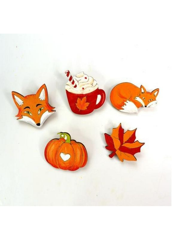 Набор заготовок для создания значков "Яркая осень" FDCKW-059 Bambi (363174663)