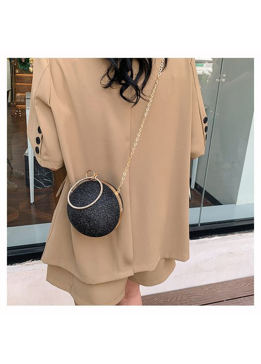 Женская круглая сумка 5007 шар на цепочке No Brand (367041152)