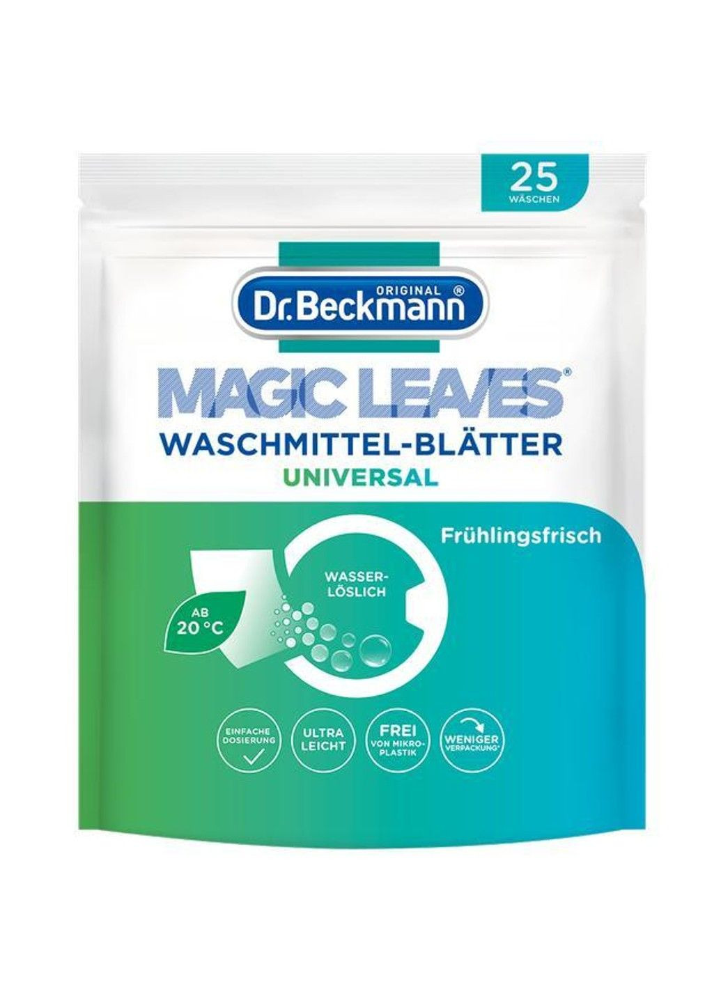 Листки для прання одягу Dr.Beckmann MAGIC LEAVES 25шт Dr. Beckmann (331787186)