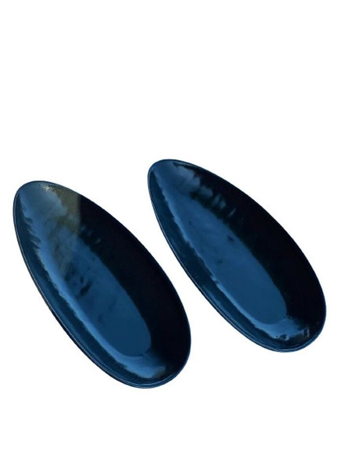 Блюдо для подачи Декор Керамика Азия Total graphite Г-525 черное Декор Кераміка (335716734)