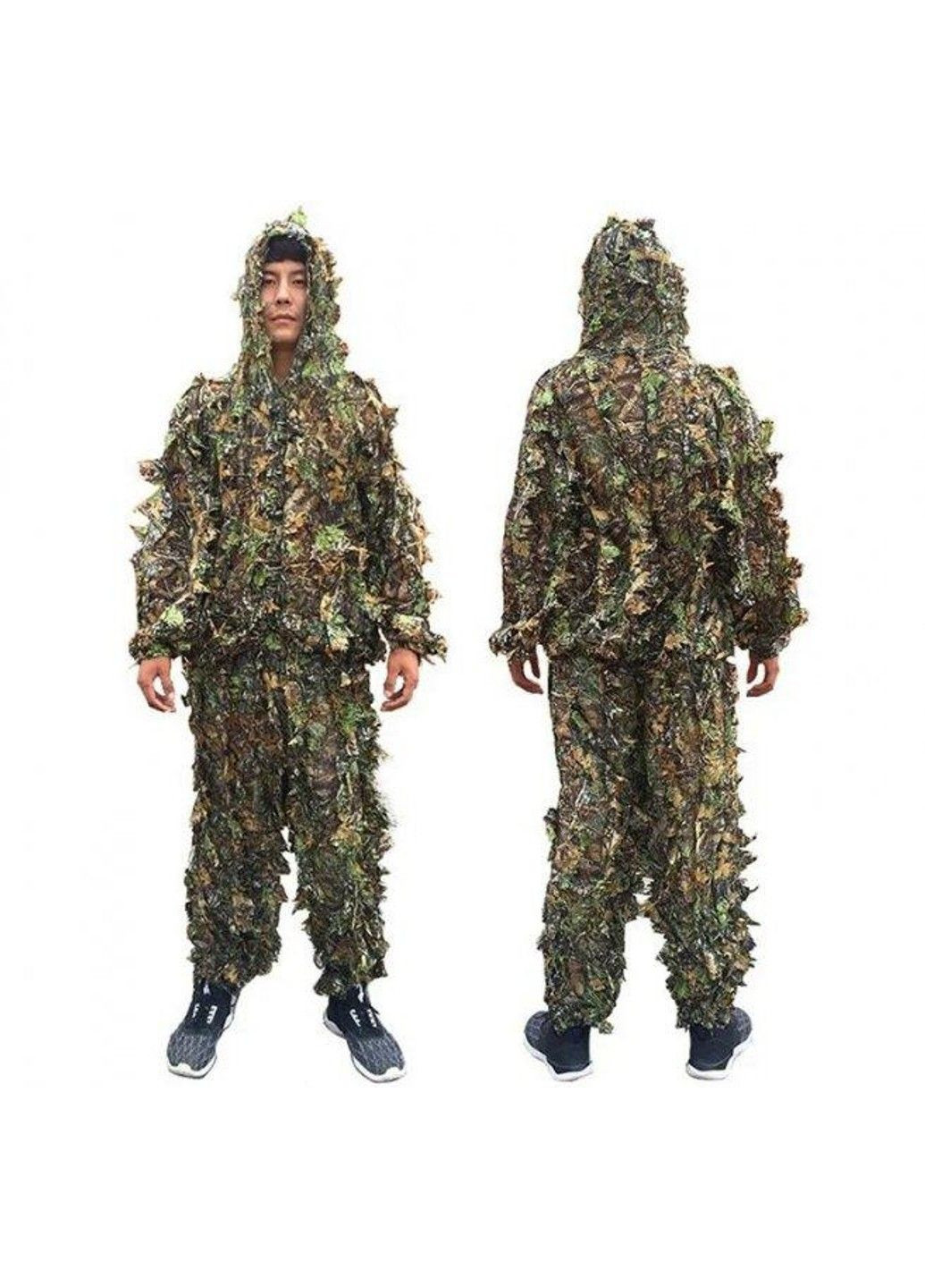 Костюм маскировочный с листвой (размер универсальный) Куртка + брюки No Brand (332637211)