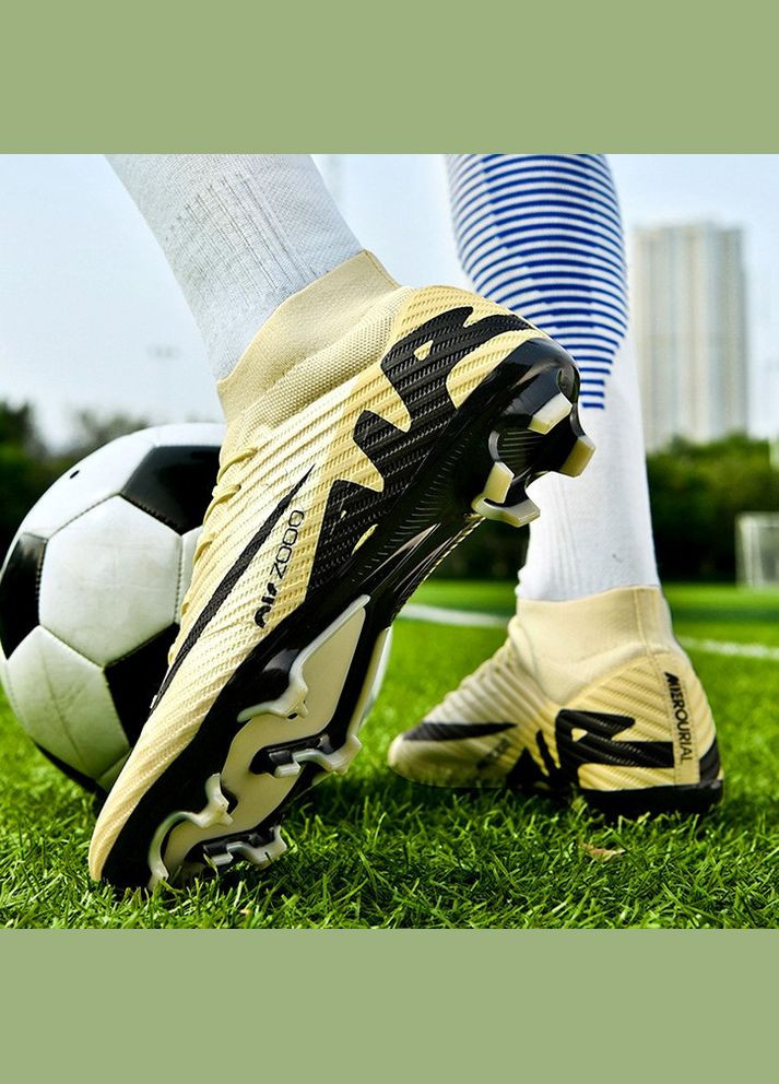 Белые футбольные бутсы No Brand без шнурков