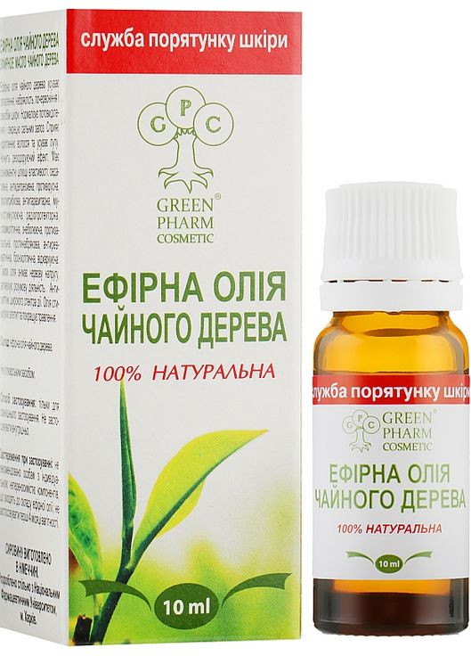 Эфирное масло чайного дерева 10ml (244153-31017443) Green Pharm Cosmetic (368638154)