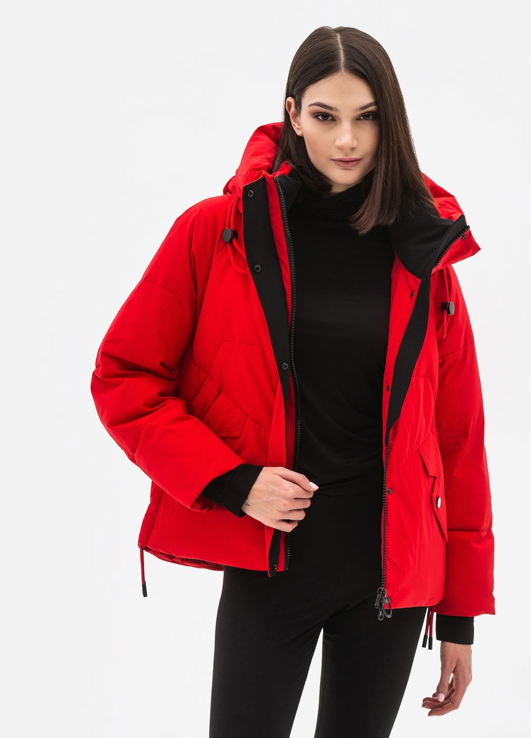 Красный зимний Пуховик Towmy