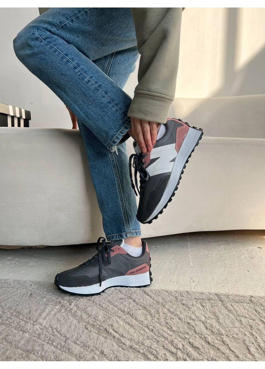 КРОСІВКИ ЖІНОЧІ NEW BALANCE 327 GREY НЬЮ БЕЛАНС 327 No Brand сірі демісезони (369389074)