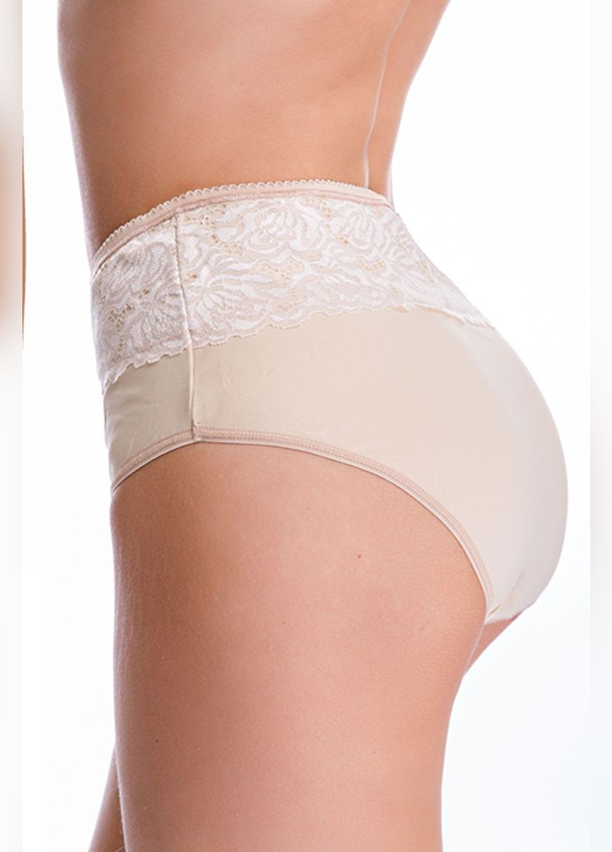 Бежевые слипы женские трусы, макси 2246 fabiana nero xl ORO