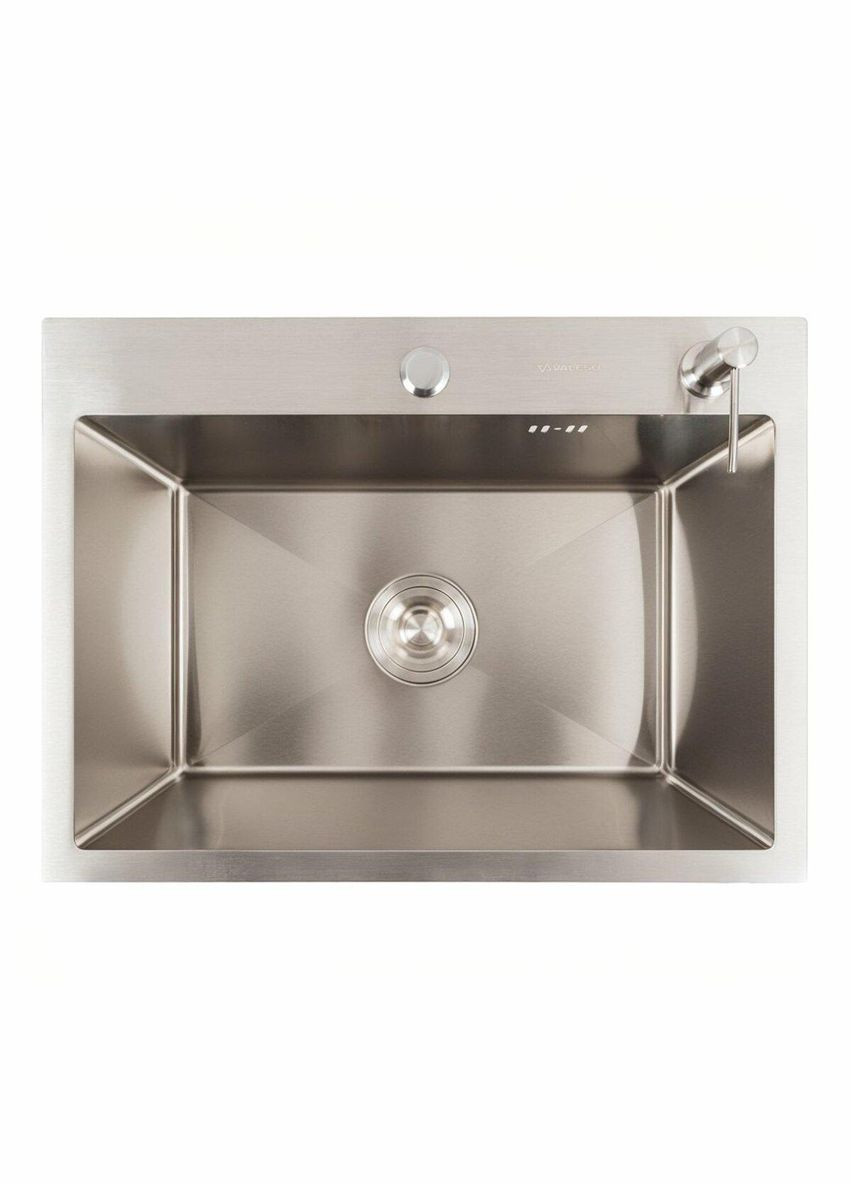 Кухонна мийка 58*43 нержавійка Handmade (сифон круглий, 3.0/0.8) Valeso (342069378)