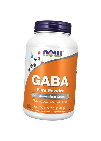 Гаммааминомасляная кислота порошок, Gaba Pure Powder, 170г (72128049) Now Foods (293257080)