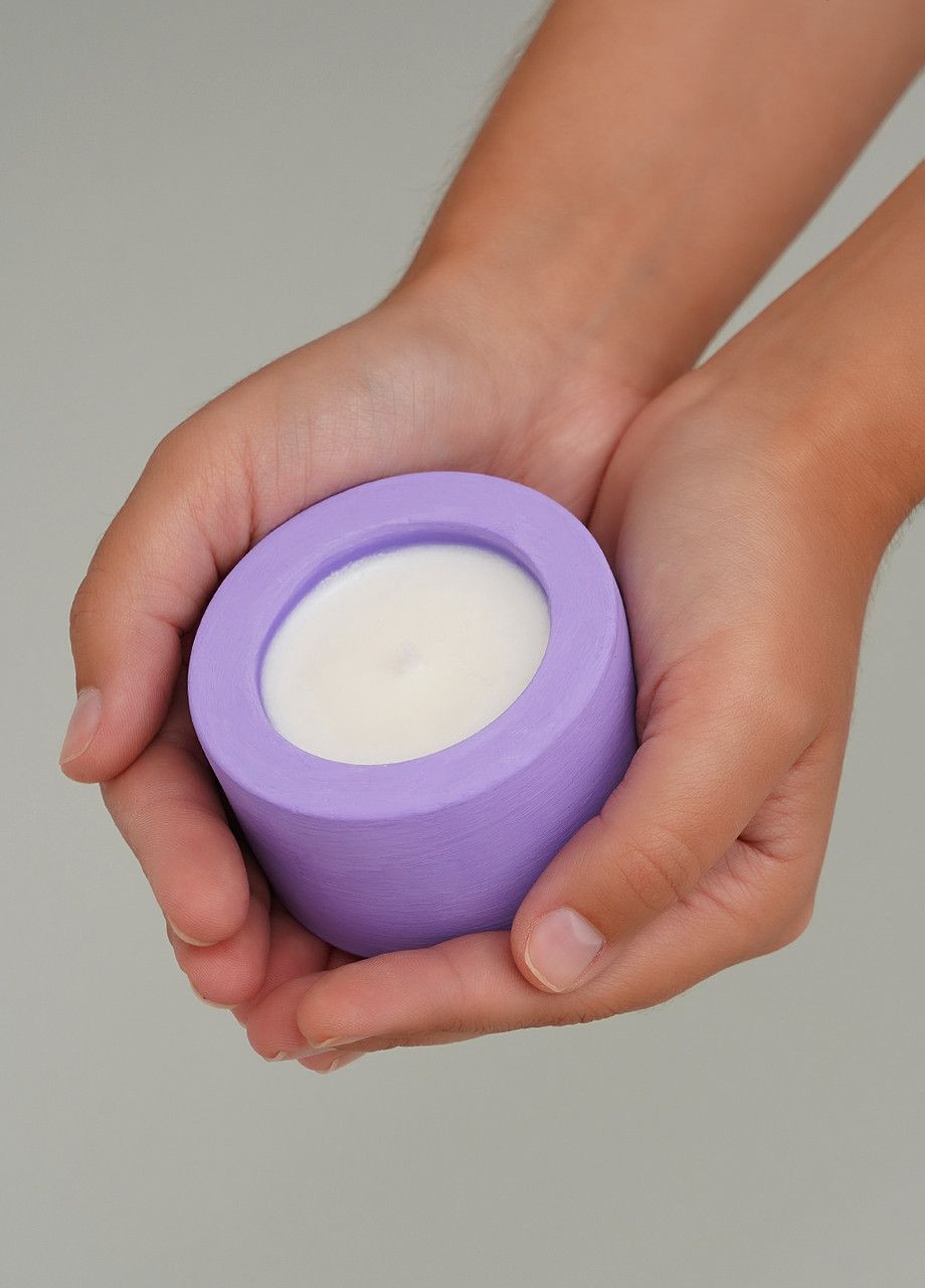 Еко свічка аромат Ніжний бузок (SvS-900.4) Svich Shop ЕКО (317435394)