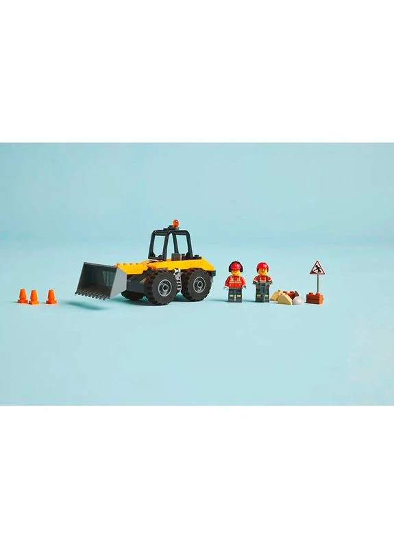 Конструктор City Желтый строительный погрузчик 81 деталь (60450) Lego (330224601)