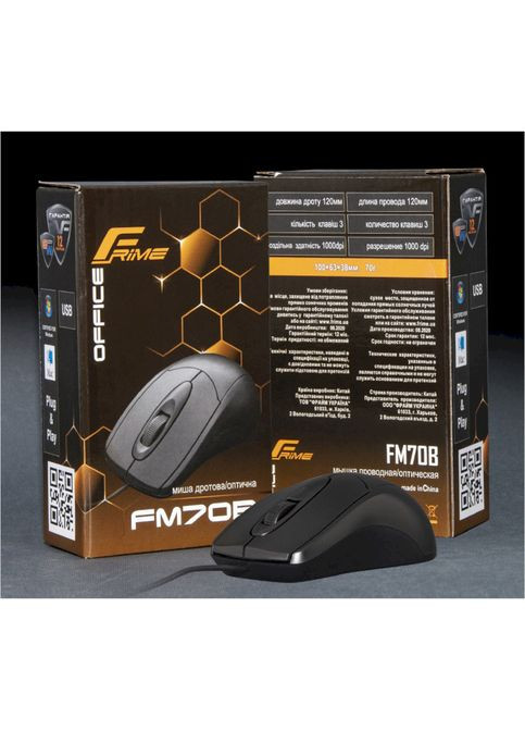 Мышь FM-070B USB Black Frime (339086391)