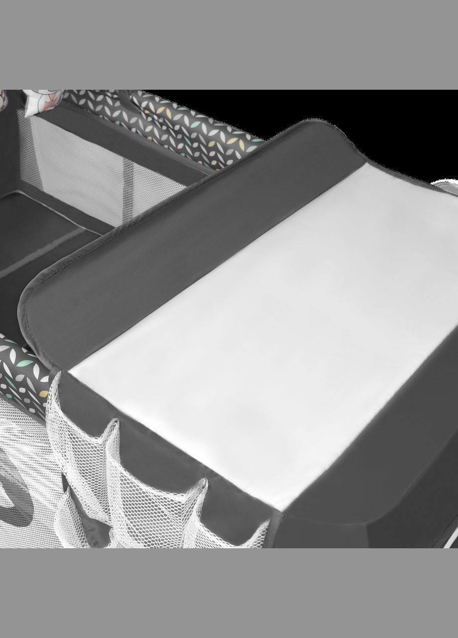 Манеж Flower Grey Scandi, сірий Lionelo LO-FLOWER GREY SCANDI (336330338)