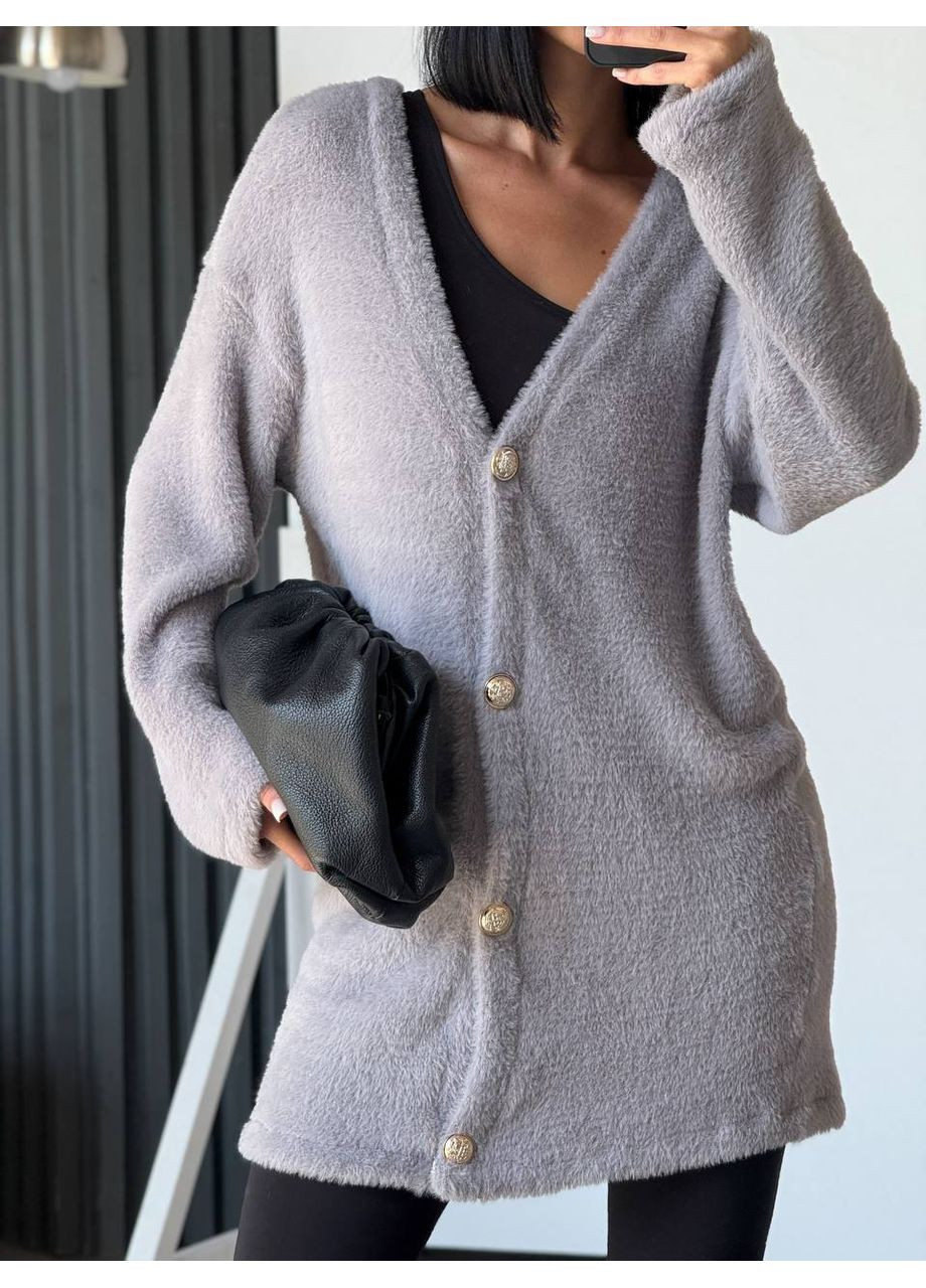 Серый демисезонный кардиган Avanti