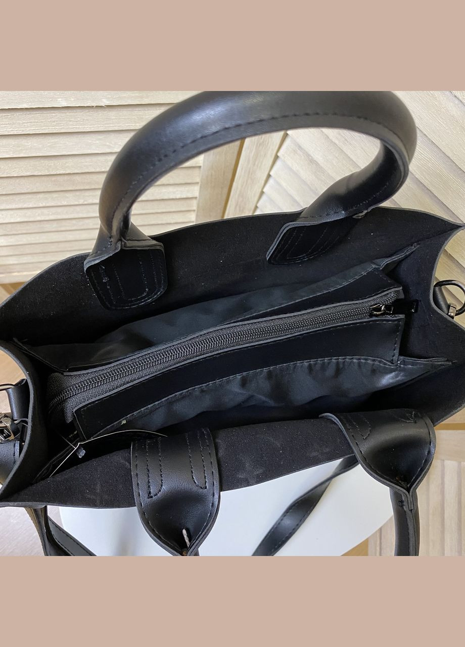 Большая черная женская сумка стиль Луи Витон люкс, большая городская сумка для женщин на плечо No Brand (334729569)