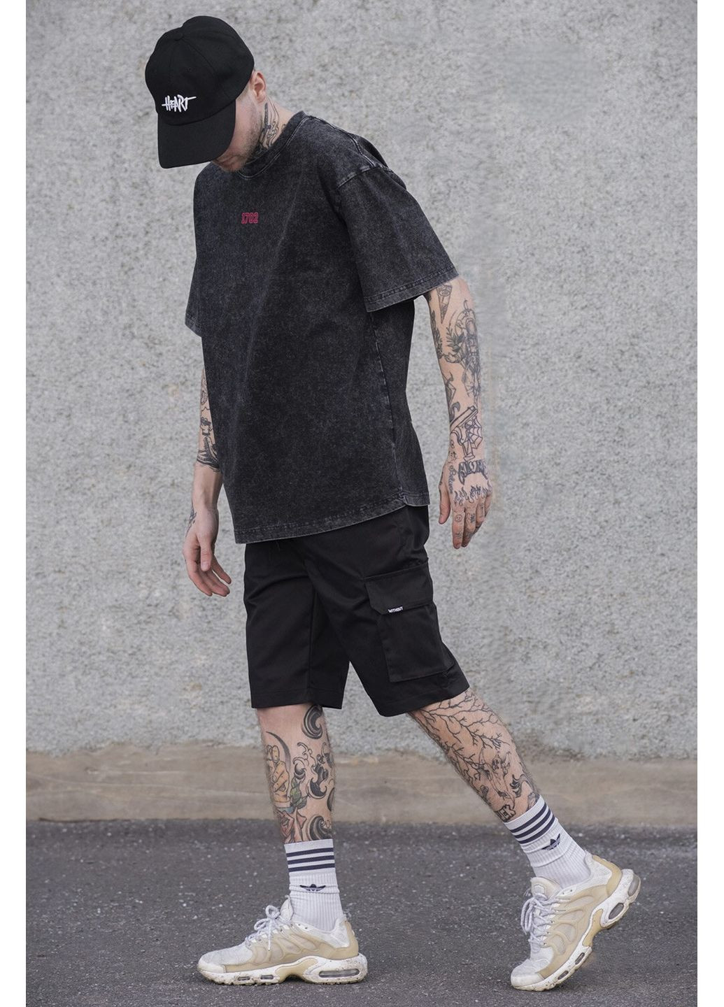 Чоловічі Трикотажні Шорти Карго Volt Reflective Black Without (337115899)