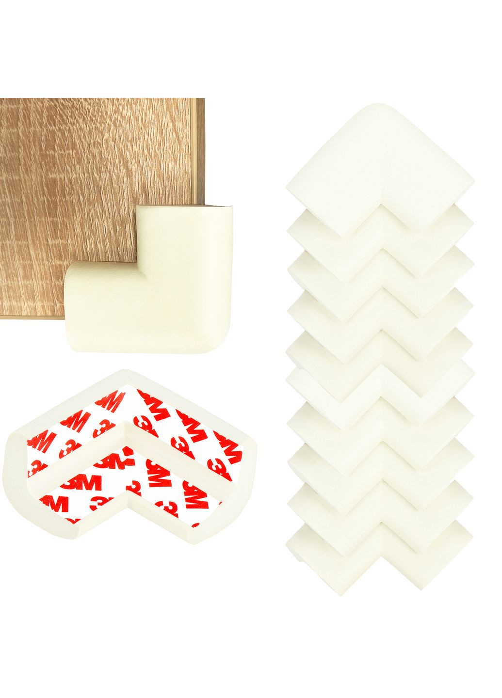 Накладка защитная на углы мебели набор 10 шт Springos HA5120 (347311980)