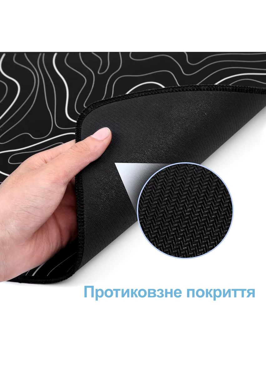 Великий ігровий килимок 80 на 30 см для мишки mouse pad килимок для ПК No Brand (327400541)