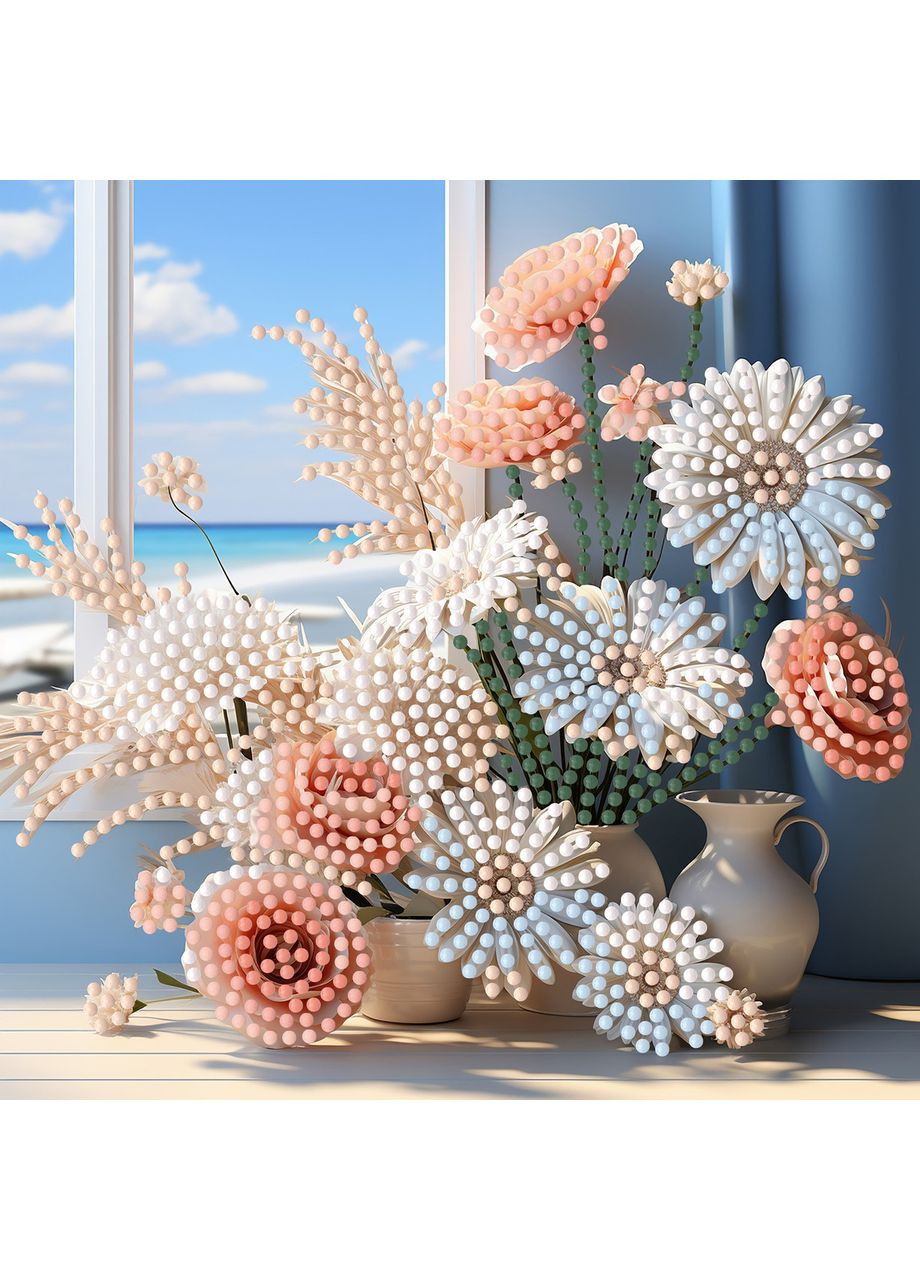 Алмазная мозаика ПРЕМИУМ Прекрасное утро на бумажной основе размером 18х18 см (ZAV1818-2) Strateg (362446173)