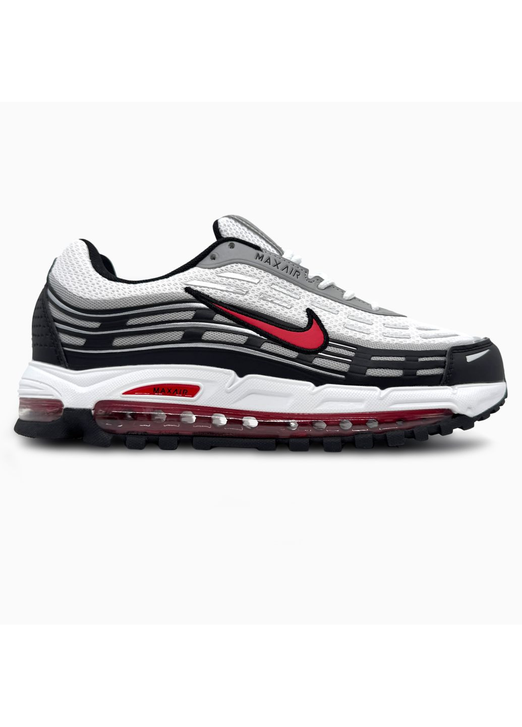 КРОСІВКИ ЖІНОЧІ NIKE AIR MAX TL 2.5 WHITE / BLACK / RED НАЙК АІР МАКС ТЛ 2.5 No Brand чорні демісезони (368885448)