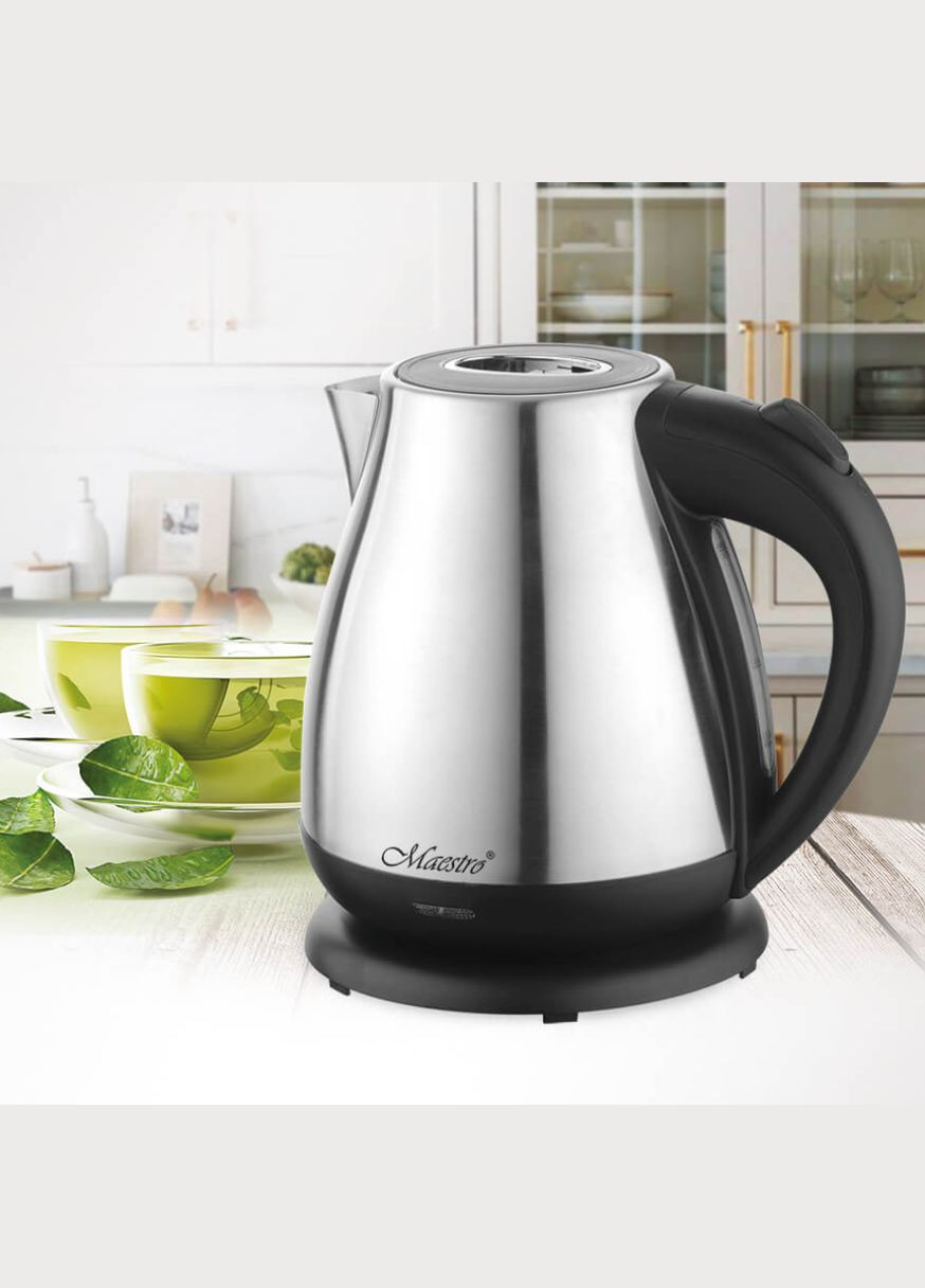 Электрочайник 1.7л нержавейка (MR-036) серебряный Maestro (349818373)