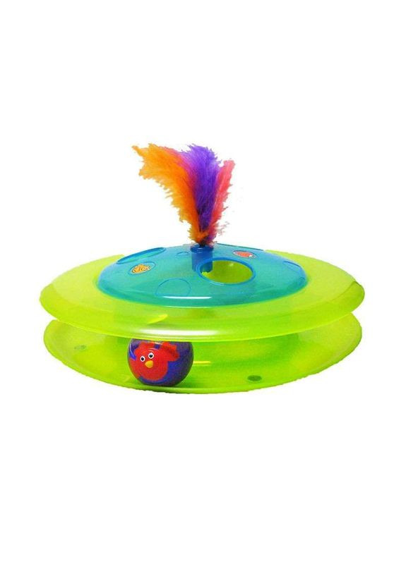 Іграшка для котів Трек з м'ячем-пташкою Ø30 см Petstages (327070372)