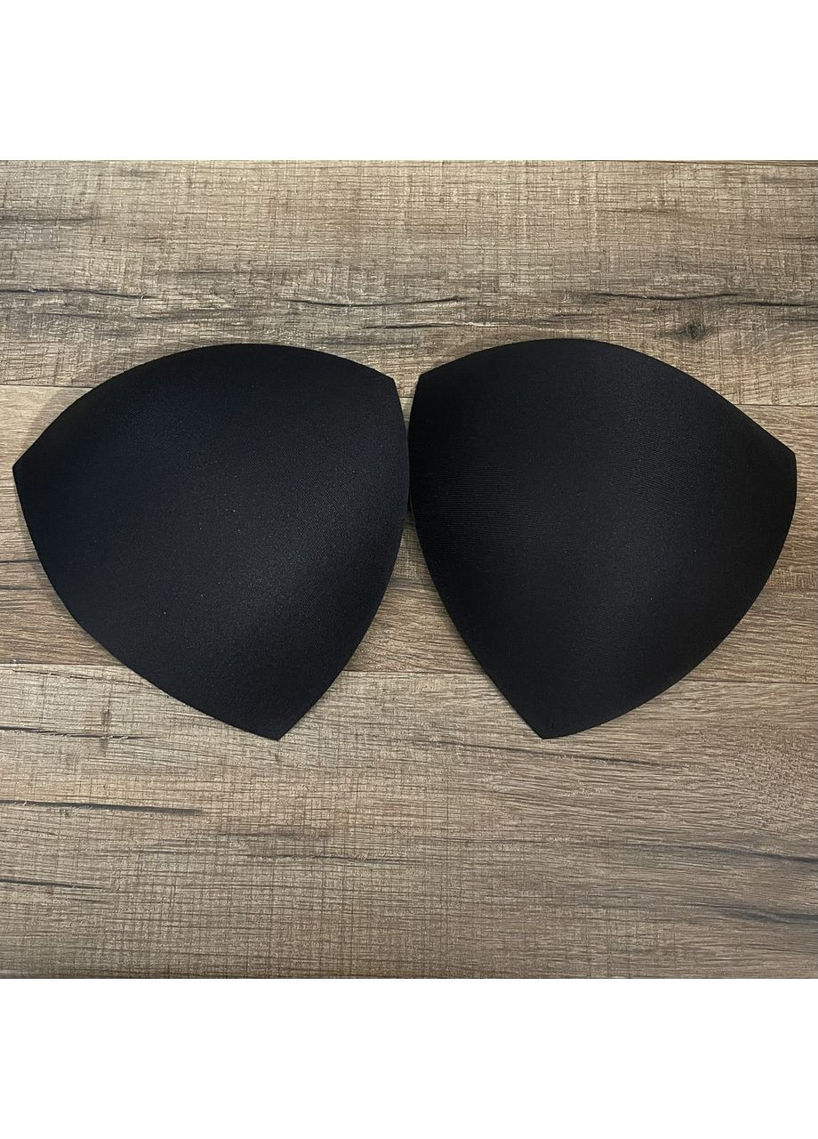 Чашки трикутні для купальника і бюстгальтера чорні No Brand (360560281)