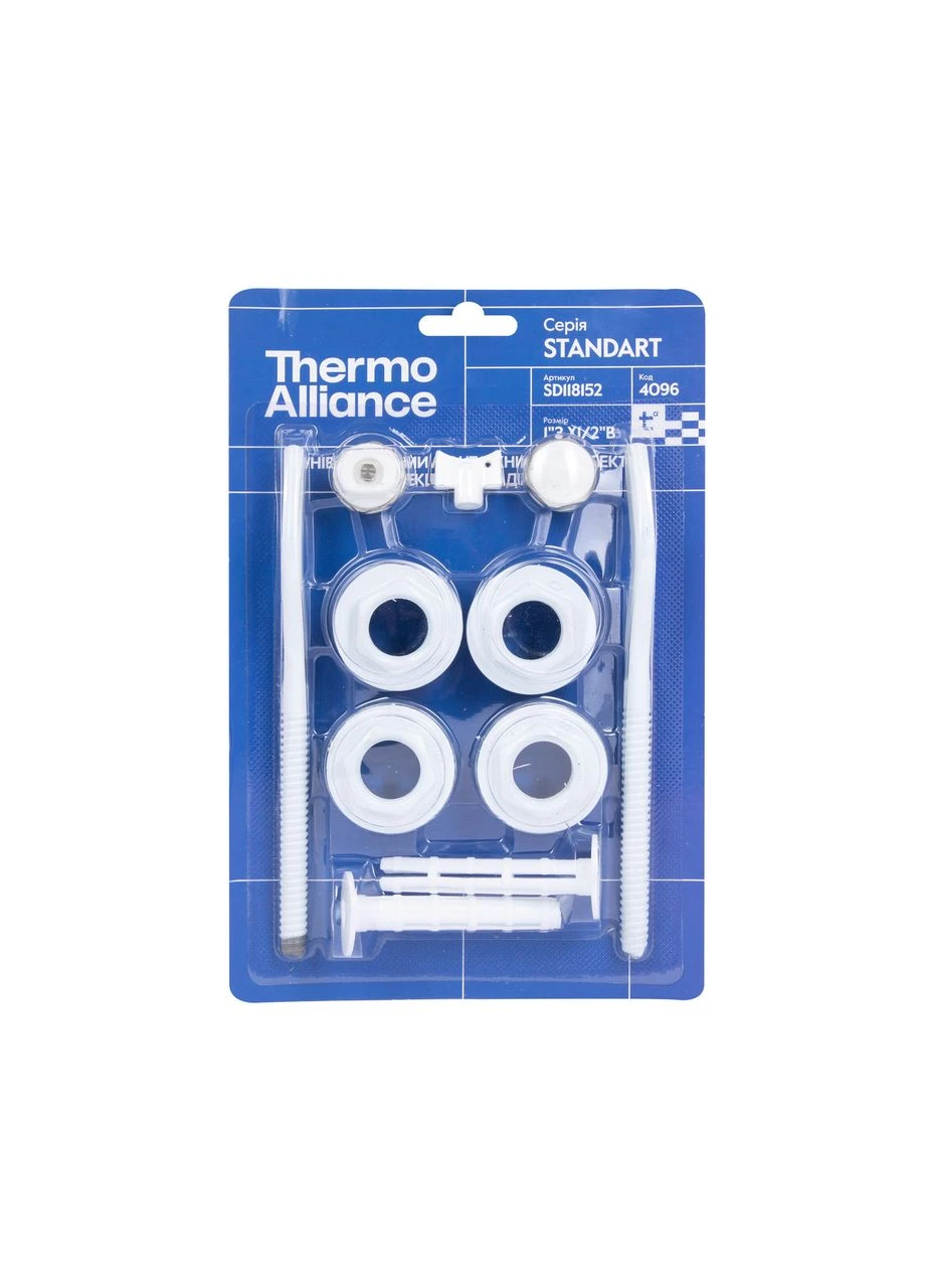 Комплект на радиатор Standart 1/2"х1" SD118152 Thermo Alliance (395930184)