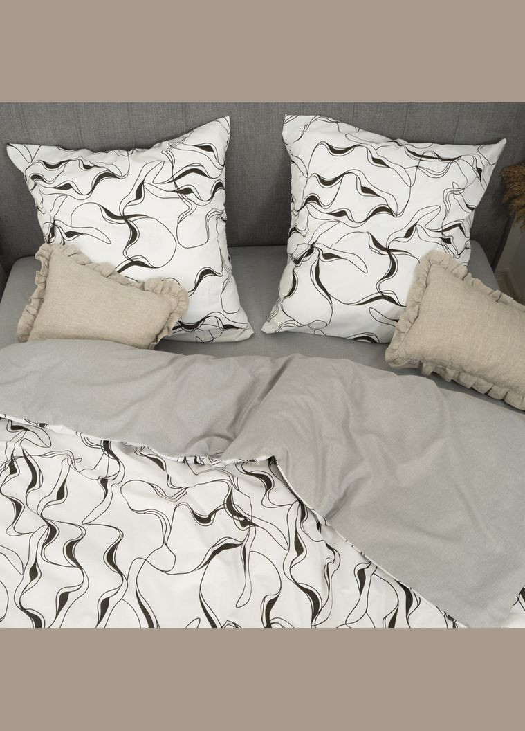 Комплект постільної білизни Двоспальний Ранфорс 24290 Viluta (339602491)