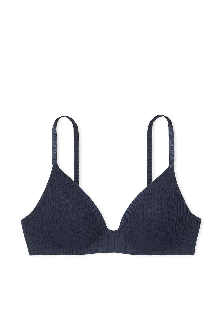 Синій бюстгальтер lightly lined bra синій Victoria's Secret бавовна