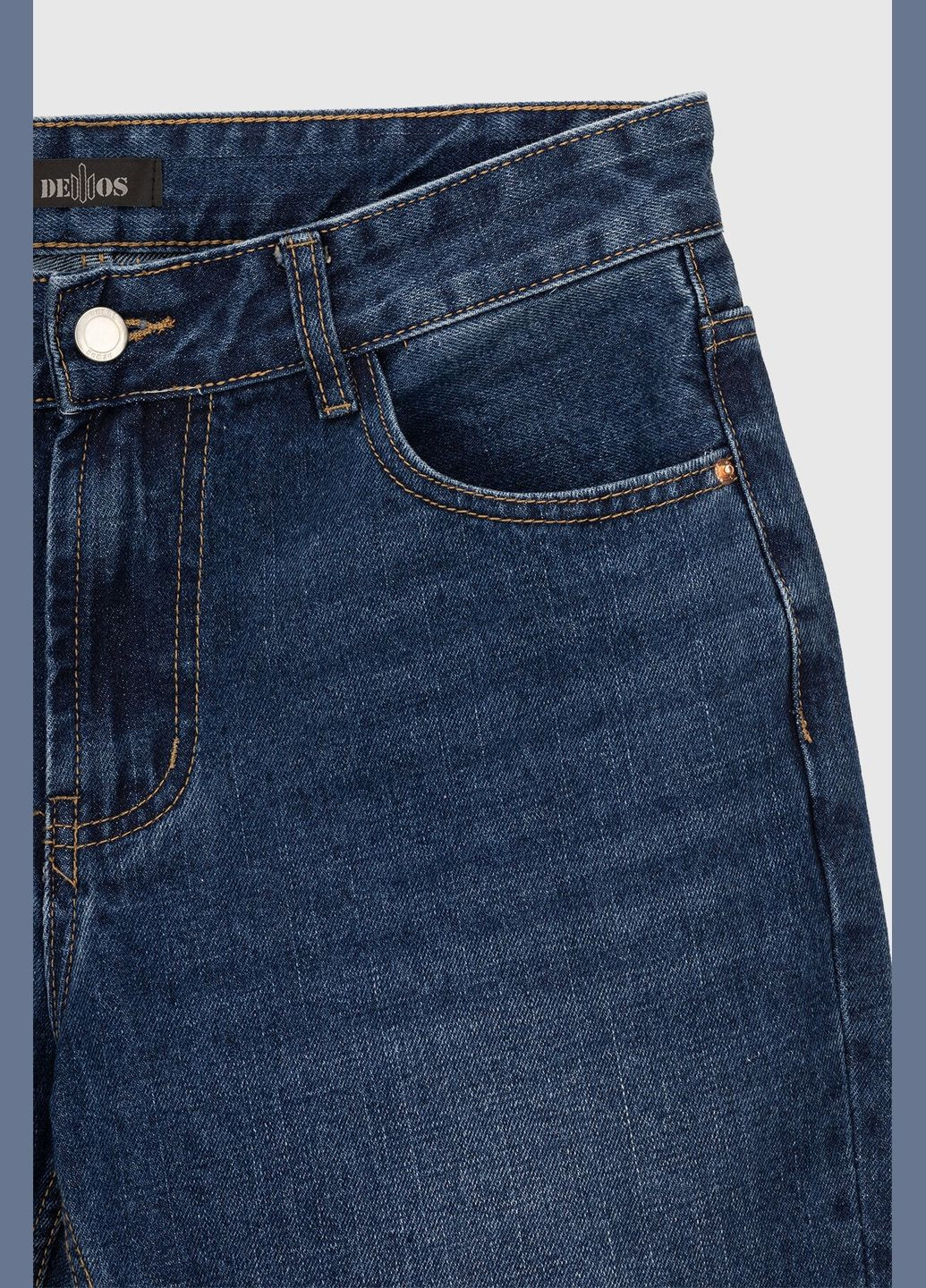 Темно-синие демисезонные джинсы мужские dm-1 темно-синий shop (2000990274014) Regular Fit Ren Tomogo